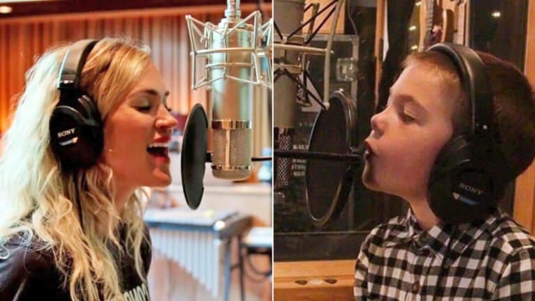 Carrie Underwood’s Sweet Christmas Duet With Son Isaiah On “Little Drummer Boy”