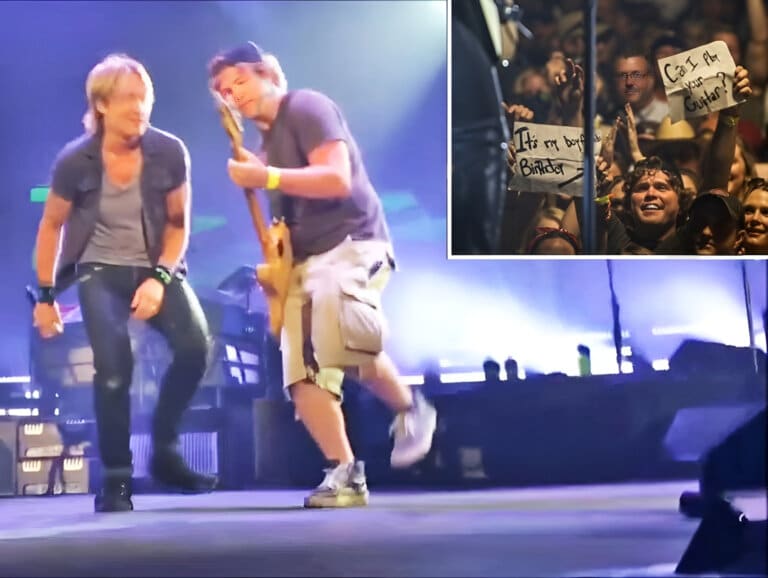 Country Star Keith Urban Rocked Out With A Fan On Stage