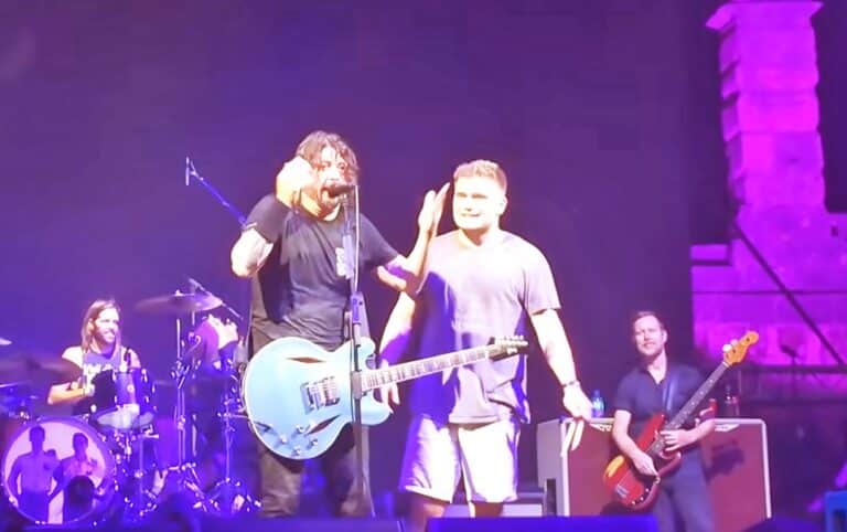 Fans Erupted As Foo Fighters Performed “Wheels” With Audience Drummer