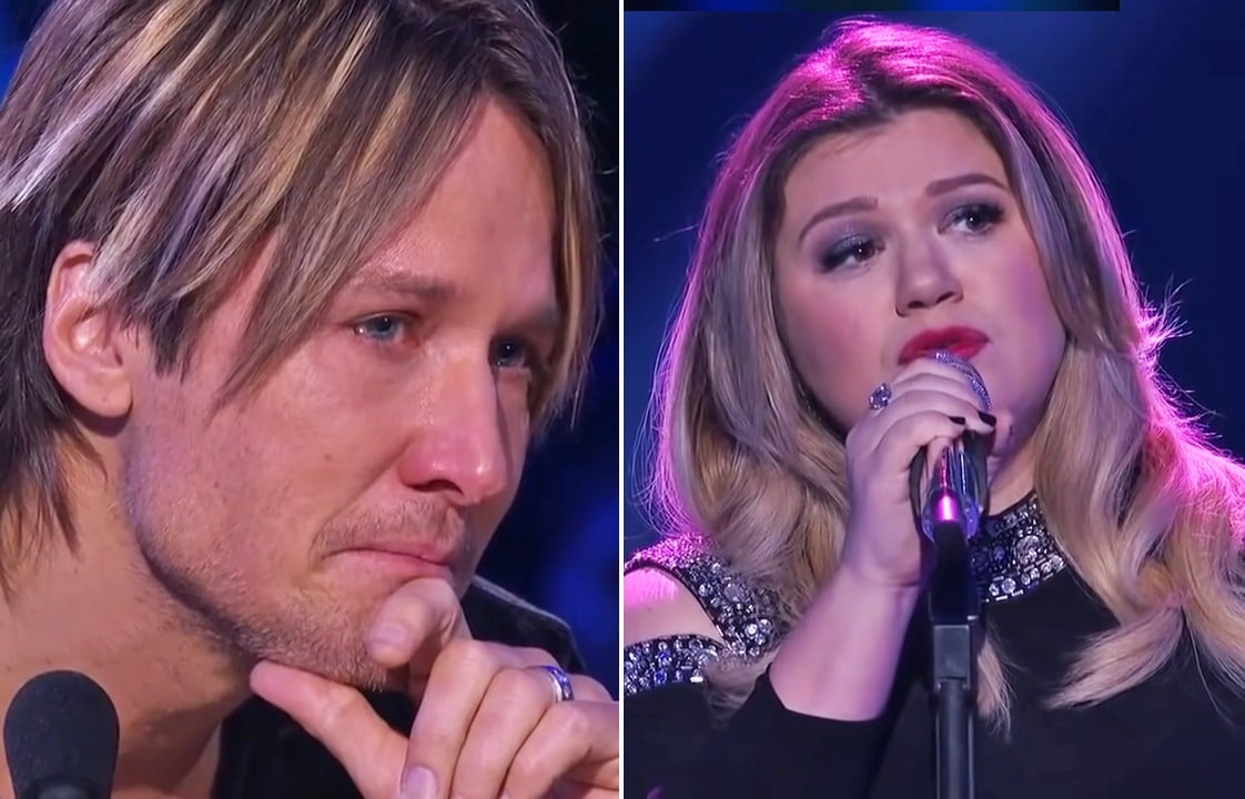 Keith Urban Couldnt Hold Back Tears By Kelly Clarksons Emotional Performance Daily Viral 3653