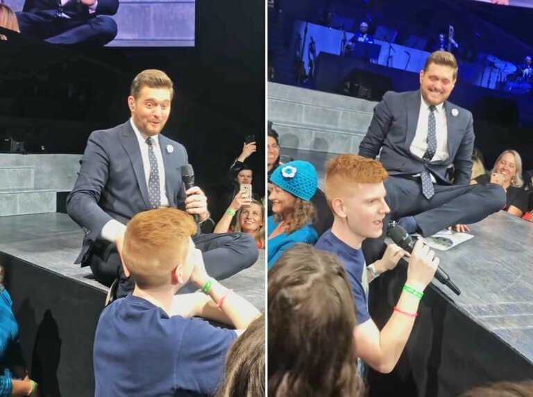 Michael Bublé Sings “I’ve Got You Under My Skin” With 17-Year-Old Fan