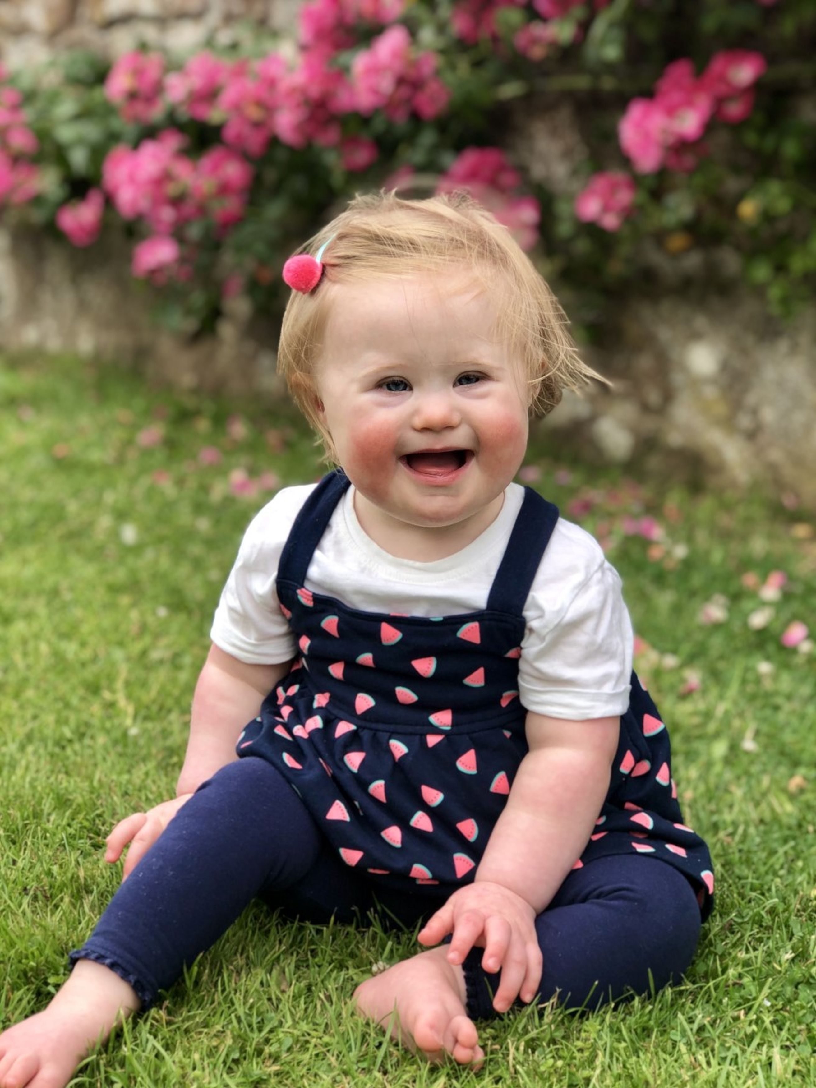 Eleanor loves playing hide and seek and watching Mr Tumble