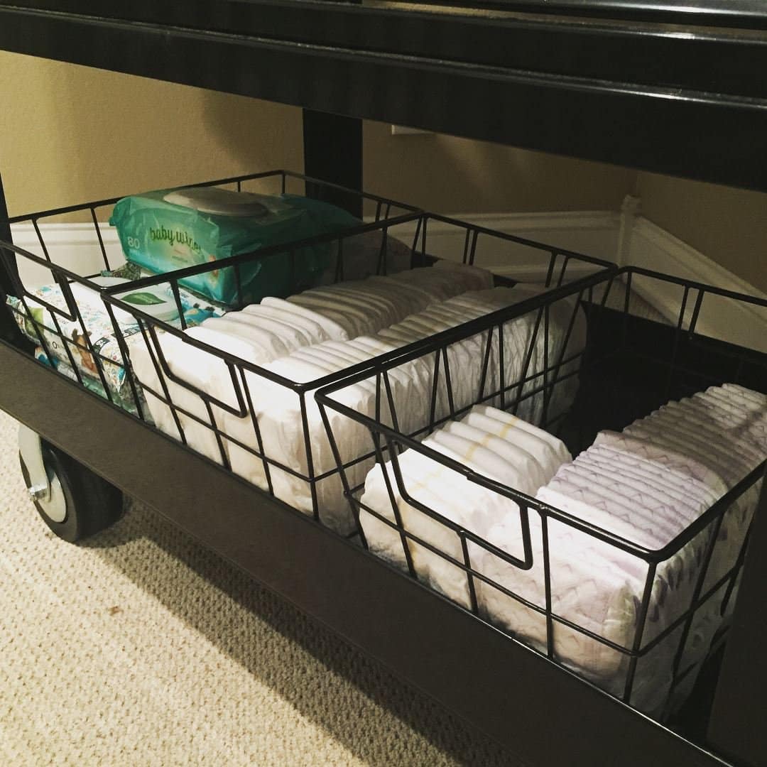 Dad turns toolbox into nappy changing station