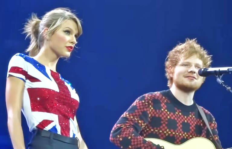 Taylor Swift Surprises London Crowd with Ed Sheeran to Perform “Lego House” on Red Tour