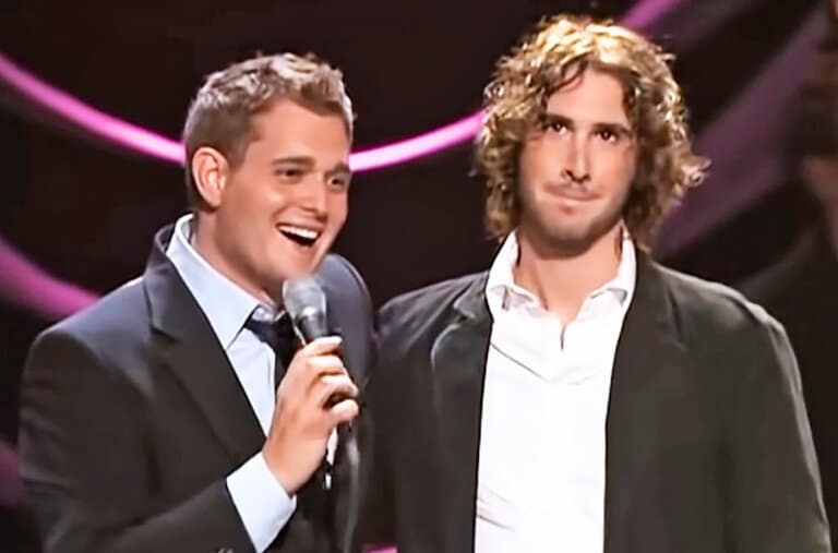 The Epic Sing-Off Between Michael Bublé And Josh Groban