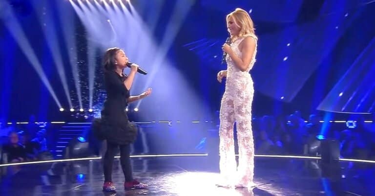 The Sweet Girl Sang Incredible Rendition Of “You Raise Me Up” With Helene Fischer