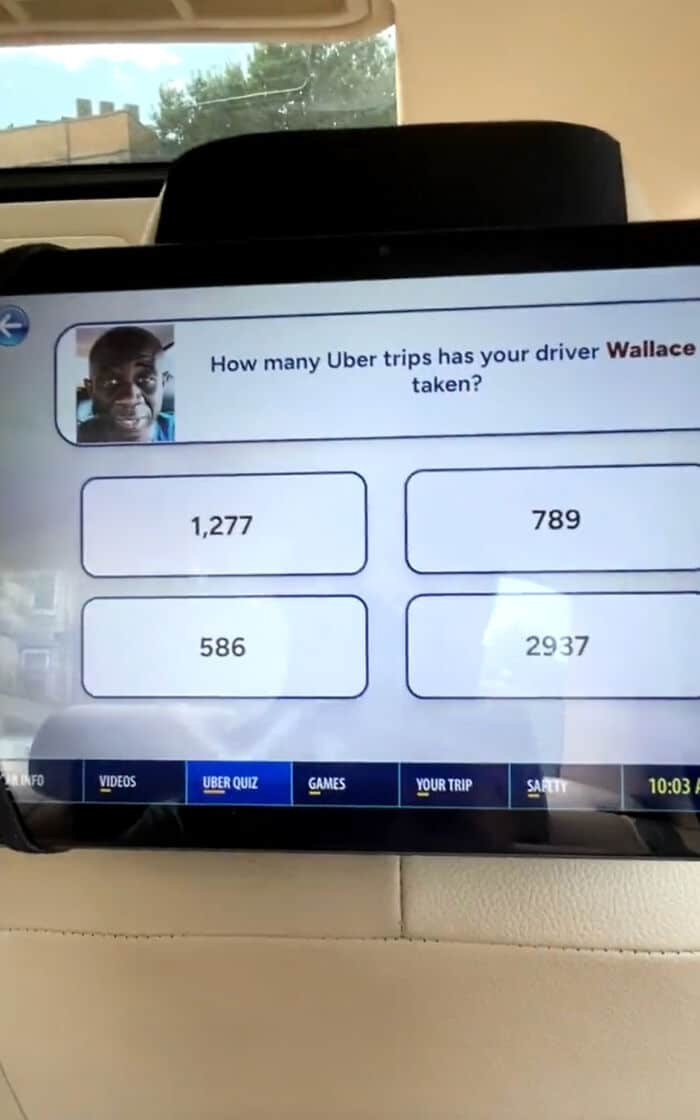 Uber Driver’s Hilarious In-Car Game Wins The Internet