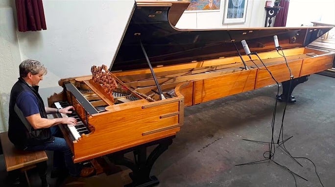 This 19-Foot, Longest Bass String Piano Can Produce The Most Heavenly Sound You Will Ever Hear