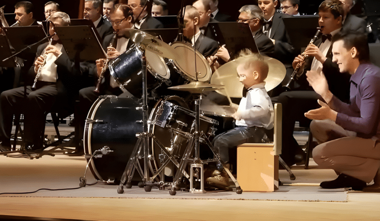 A 3-Year-Old Just Held The Sticks And Shocked Everyone