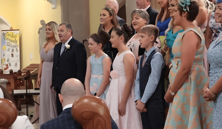 A Couple Overwhelmed By Surprise “Stand By Me” Performance At Irish Wedding