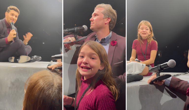 A Dad Took The Mic With Michael Bublé For Emotional “Daddy’s Little Girl” Duet