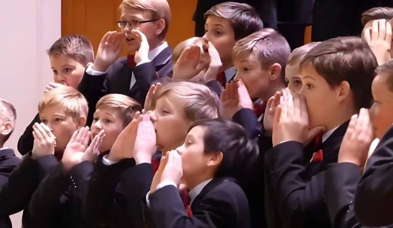 Choir Wows Crowd With Unique Twist On “The Lion Sleeps Tonight”