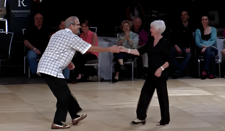 Crowd Roars As Sam West And Ellen Taylor Won The USA Grand National Dance Championship