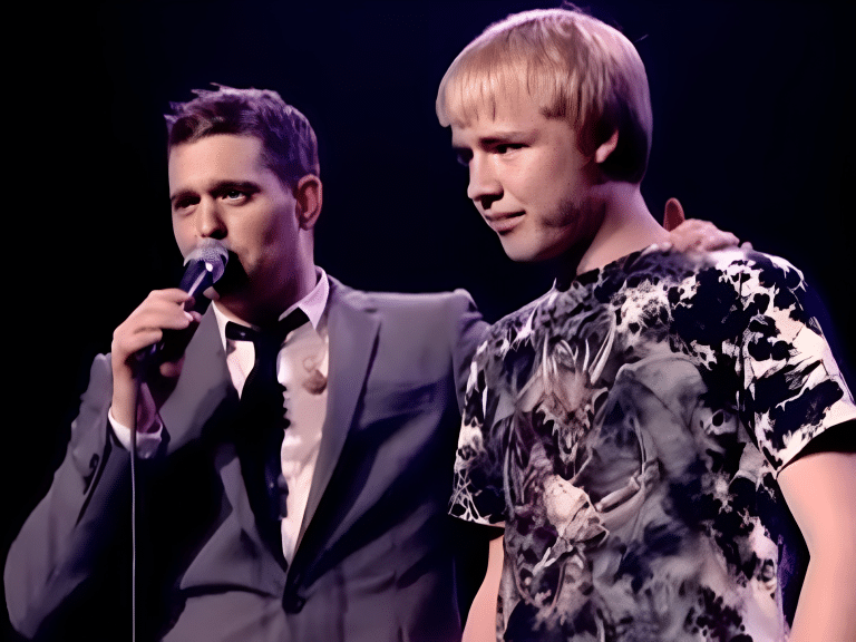 Michael Bublé Invites Teenager To Sing On Stage, Only To Be Bamboozled By His Voice