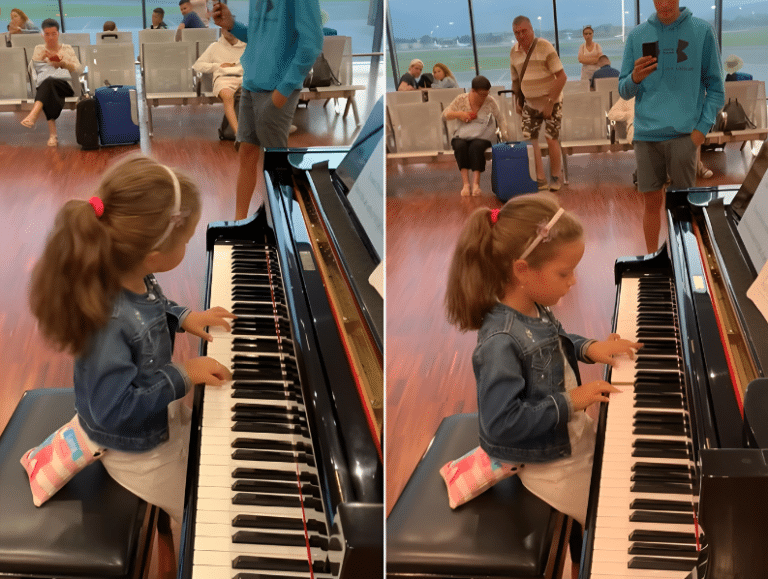 Six-Year-Old Piano Prodigy Wows Milan Airport Crowd With Impromptu Performance