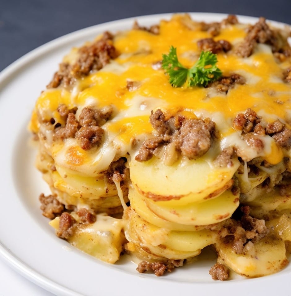 SlowCooker Beef And Potato Au Gratin Daily Viral