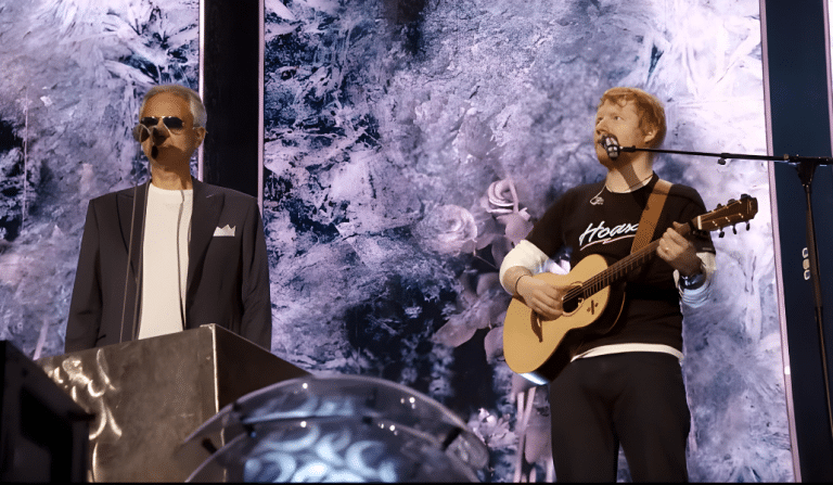 When Andrea Bocelli And Ed Sheeran Stilled Wembley With An Enchanting Duet Of “Perfect”