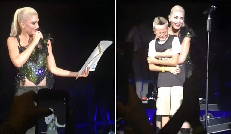 A Mom’s Sign At A Concert Brought Out Strong Emotions In Gwen Stefani