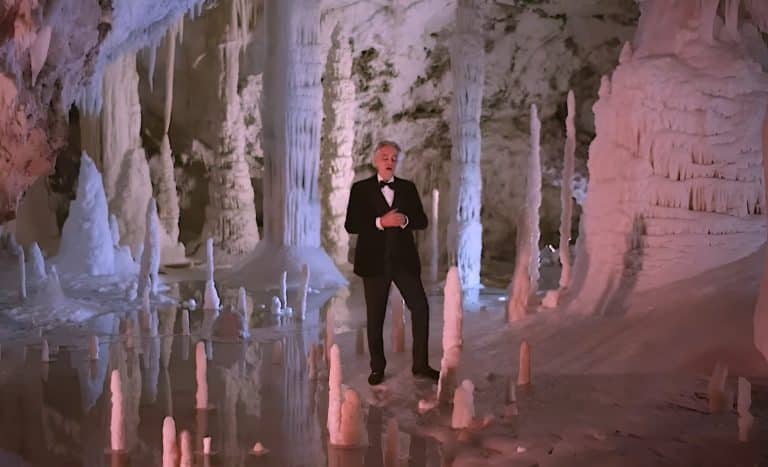 Andrea Bocelli’s Unique Opera Performance In A Cave Will Sweep You Off Your Feet