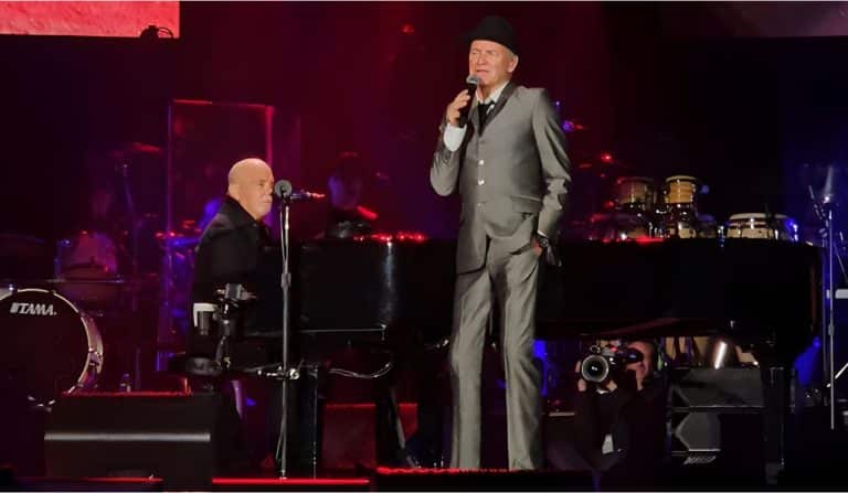 Billy Joel And Sting Lighted Up The Stage With “Big Man On Mulberry Street”