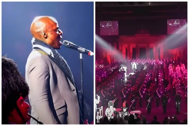 This Breathtaking “Amazing Grace” Performance By Carl Ellis Is Backed With An Epic 200-Man Bagpipe Display