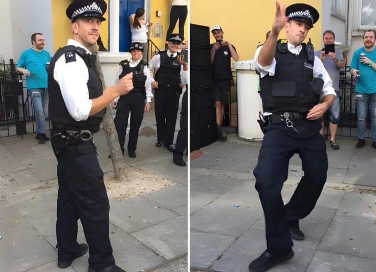 Dancing Policeman Dan Graham Dazzled Audiences At Notting Hill Carnival