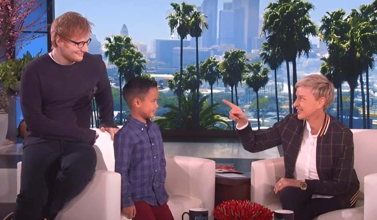 8-Year-Old Boy Was Visisted By Ed Sheeran Himself After Performing “Thinking Out Loud” On The Ellen Show