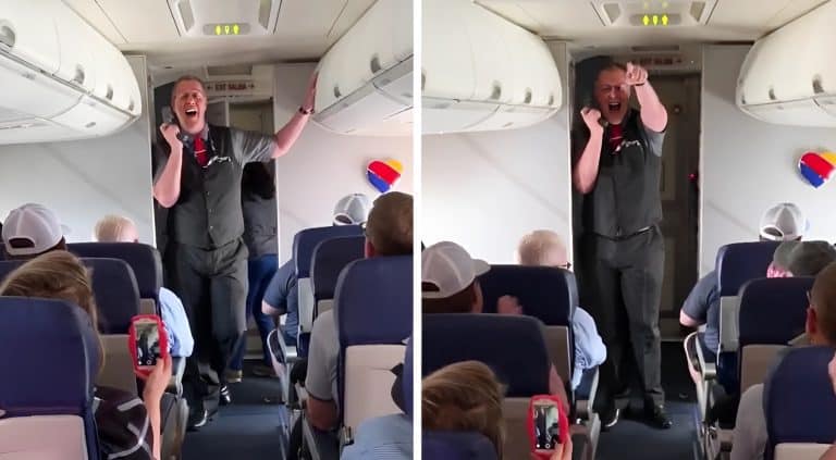 This Attendant Suddenly Sings “Oklahoma” For Every Oklahoman On The Plane And Receives Thunderous Reactions