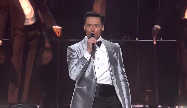 Hugh Jackman Blows Everyone Away At The Brits On “The Greatest Show” Live