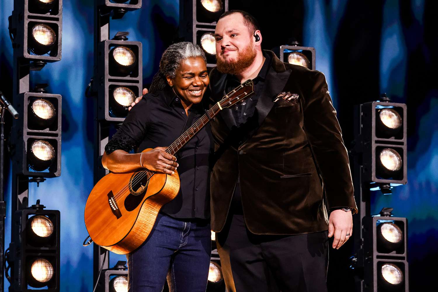 Luke Combs And Tracy Chapman Light Up The Grammy Stage With Their