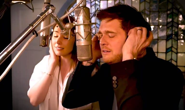 Bless Your Ears With This Mesmerizing Duet Between Michael Bublé And His Muse Loren Allred, Singing “Help Me Make It Through The Night”