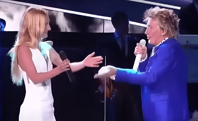 Watch As Rod Stewart Shares A Wholesome Performance With His Singer Daughter On Stage