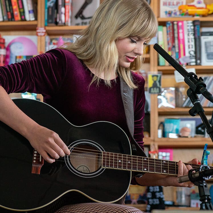 Taylor Swift’s Cozy Performance At The NPR Music Tiny Desk Concert With Her Guitar Will Show You A Different Side Of The Songstress