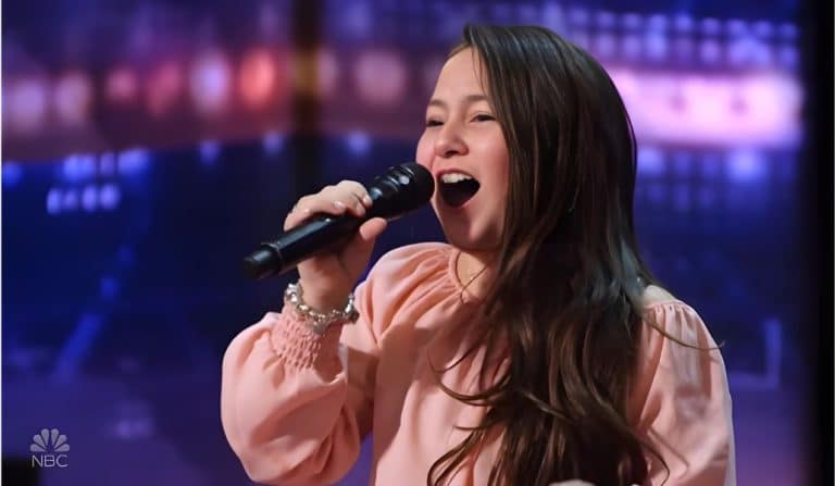 10-Year-Old Canadian Girl With Shocking Voice Wins Golden Buzzer On AGT