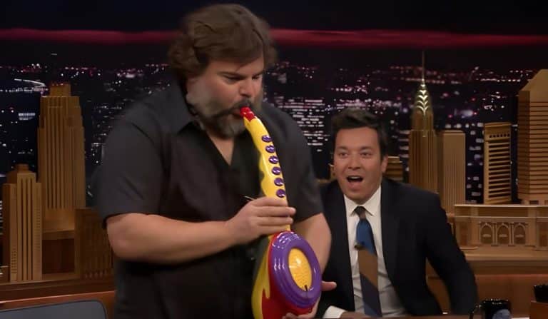 Jack Black Rocks His Legendary Sax-A-Boom With The Roots On The Tonight Show