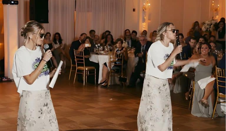 Sisters Steal The Show With Fresh Prince Rap At Wedding Reception