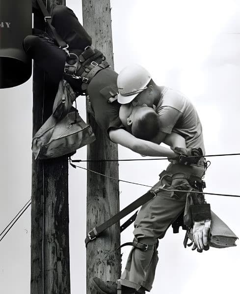 Story Behind The Heart-Stopping “Kiss Of Life” Photo