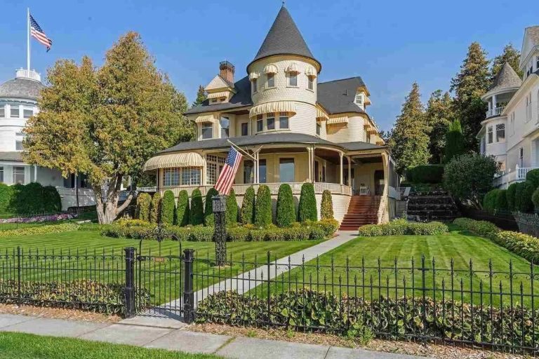 Victorian Era Mackinac Island Home With Stunning Views Of Lake Huron