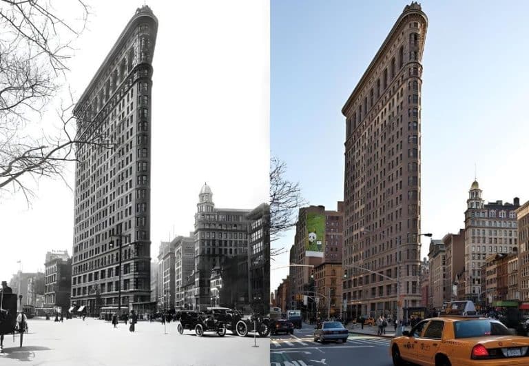 A New York Icon: Flatiron Building Constructed In 1902