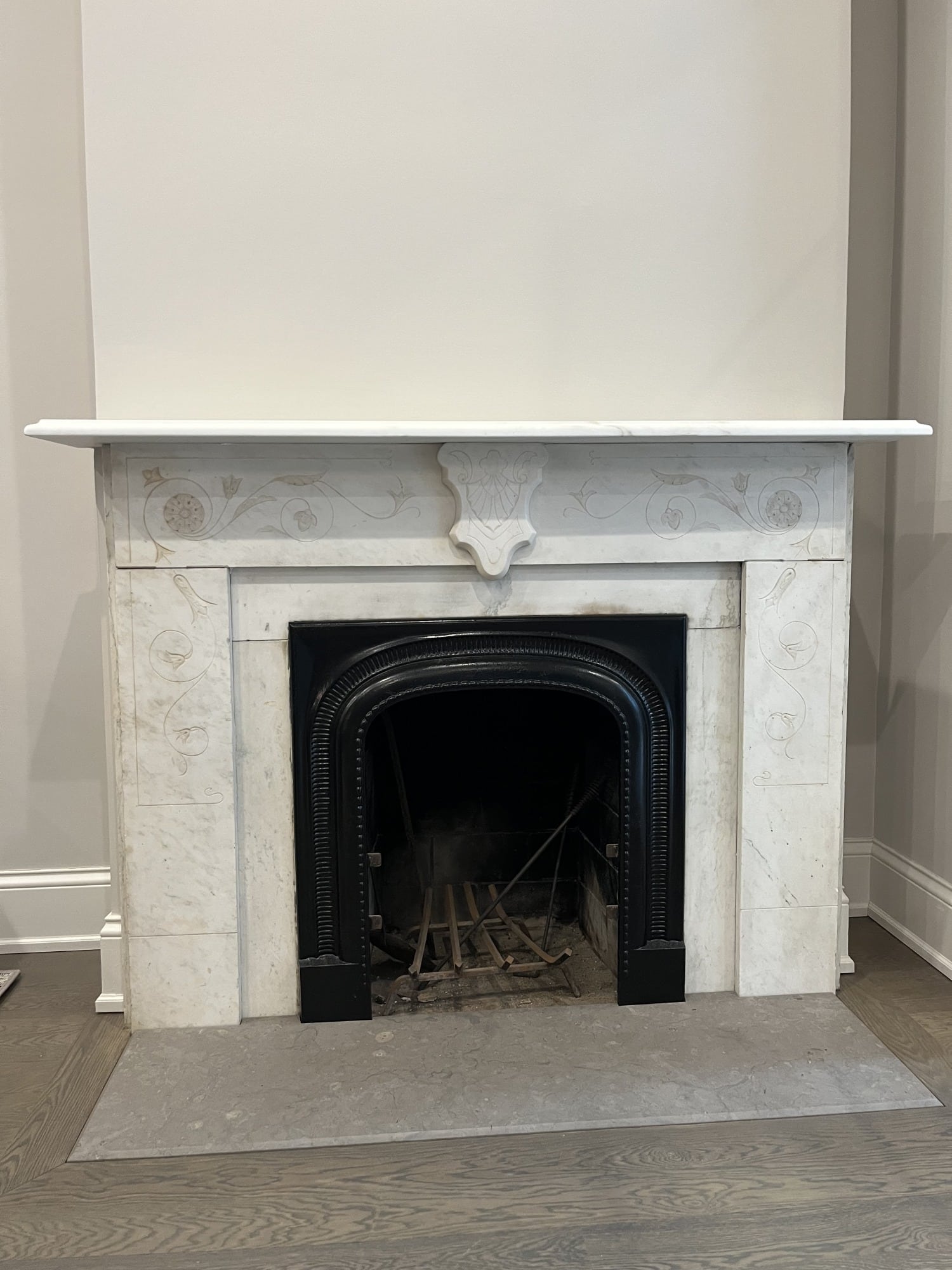 Restored original fireplace