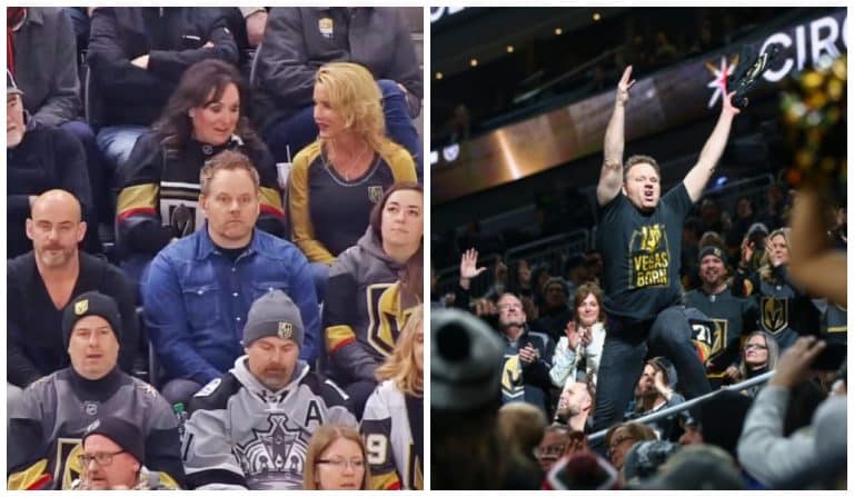 Crowd Erupts As Cameron Hughes Performs Hilarious Dance At Ice Hockey Game