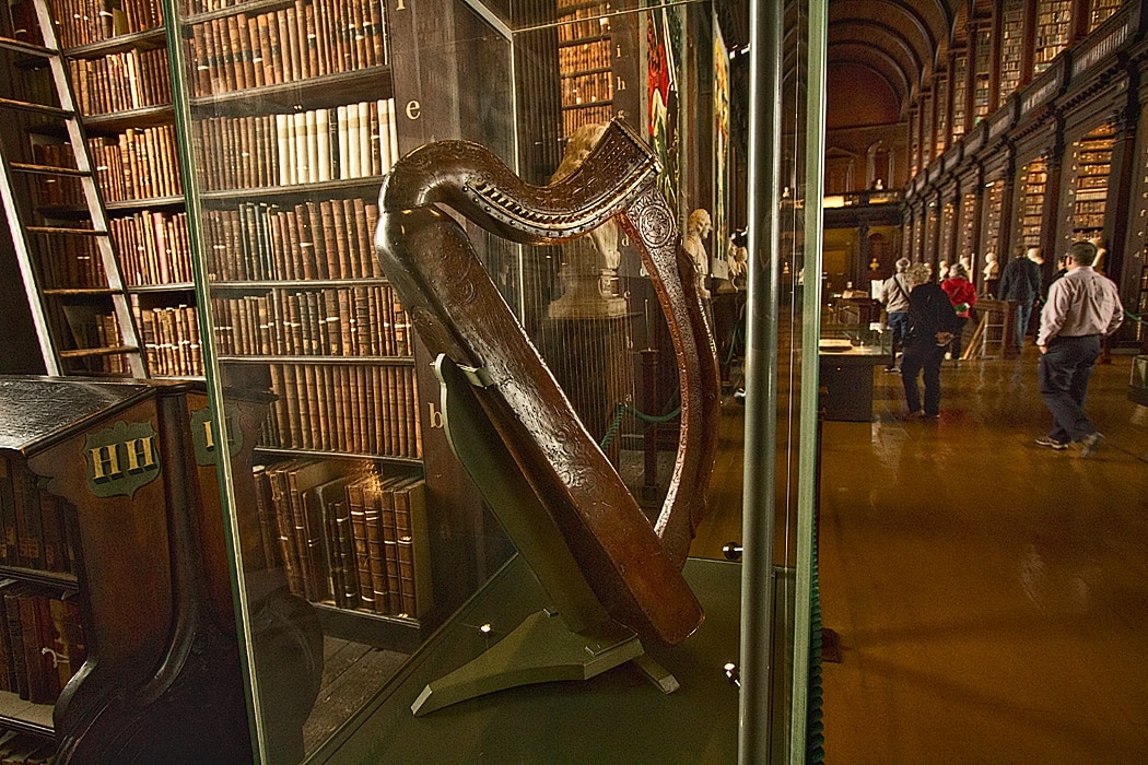 Brian Boru harp at Trinity College