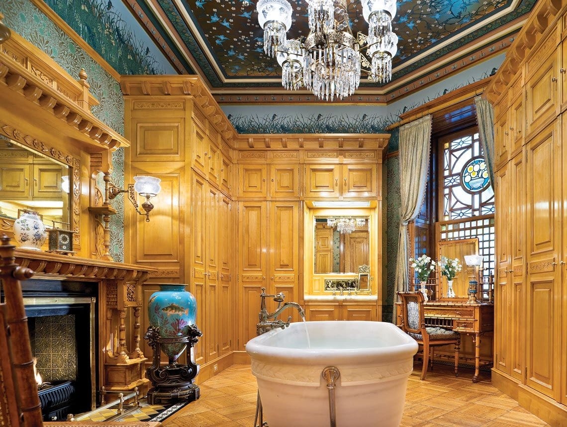 The marble tub