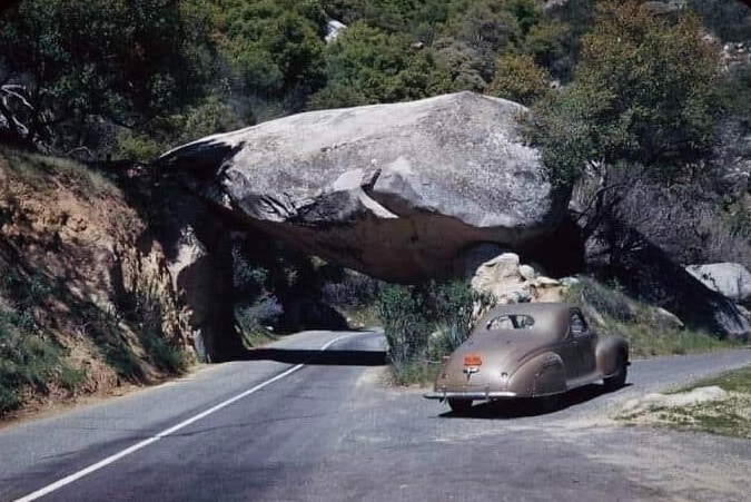 Tunnel Rock At Sequoia National Park, 1952