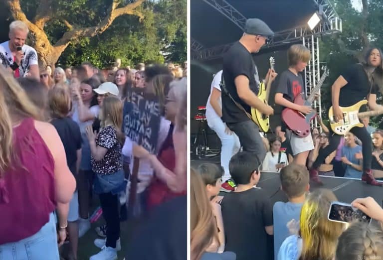 10-Year-Old Guitarist Rocks Festival With Powerful “Sweet Child O’ Mine” Performance