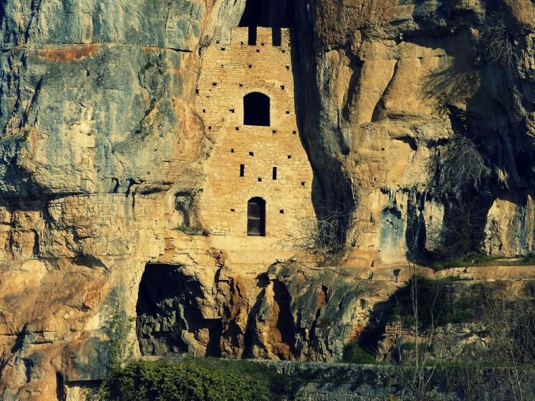 An 11th-Century Castle Built On The Limestone Cliffs People Often Overlook In Bouziès, France