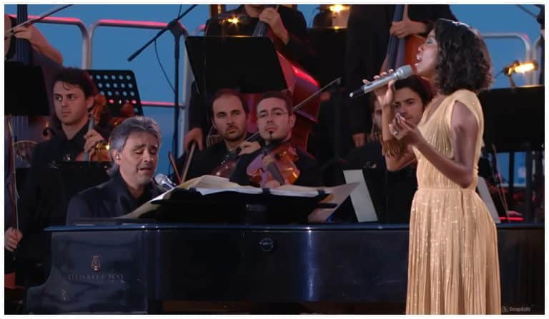 Magical Duo: Andrea Bocelli And Heather Headley Embrace The Beauty Of “Vivo Per Lei”