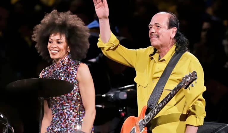 Carlos Santana Rocks The NBA Finals With A Powerful National Anthem Rendition