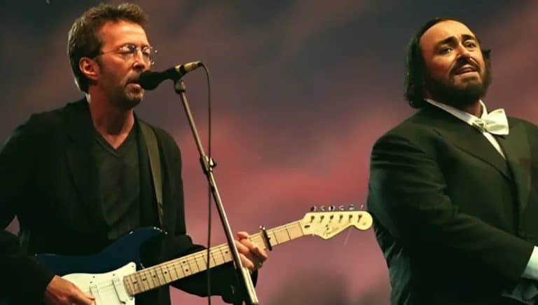 Eric Clapton And Luciano Pavarotti’s Powerful “Holy Mother” Duet Conquer Millions Of Hearts