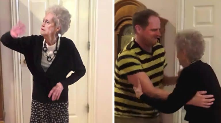 Grandson Shocked As His 90-Year-Old Blind And Deaf Grandma Dances To Whitney’s Hit